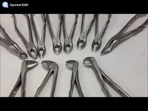 Set Of 12 Gdc Extraction Forceps Kit