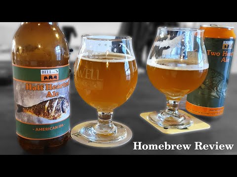 Homebrew Review: Half Hearted from Big Banana Brewing and Commercial Two hearted