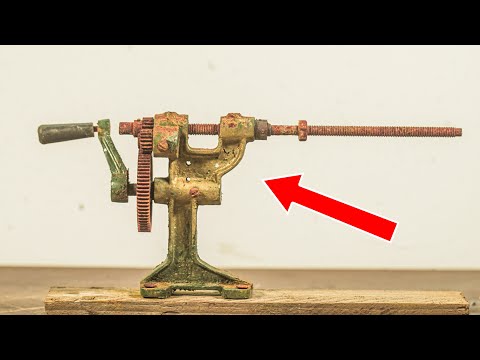 Restore Rusty Copper Wire Winding Machine With Amazing Results
