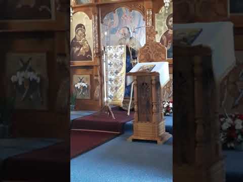 Evanghelia la Schitul Sarile Buzau.