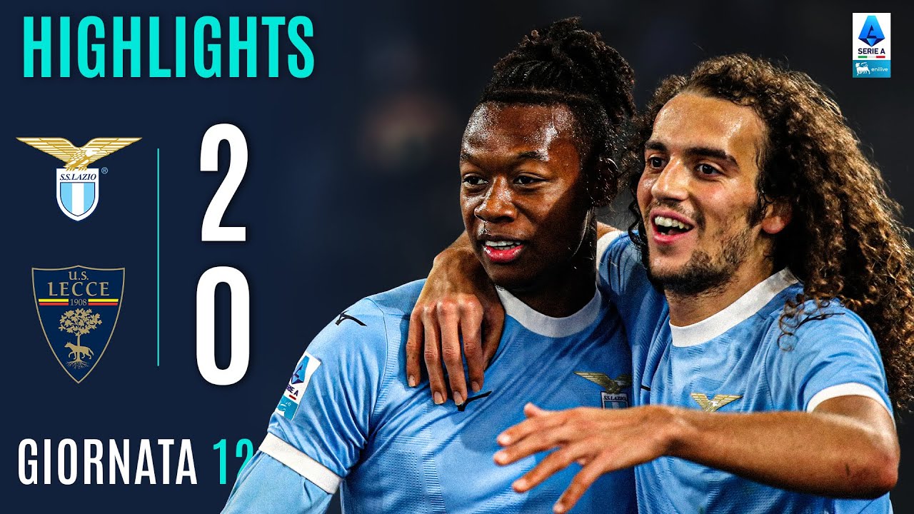 LAZIO-LECCE 2-0 | HIGHLIGHTS | 12ª GIORNATA | SERIE A ENILIVE 2025/26
