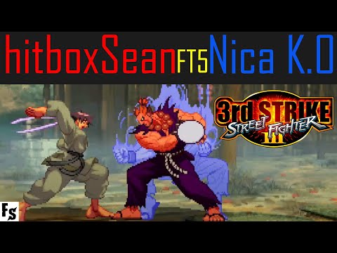 Street Fighter III: Third Strike - hitboxSean [Makoto] vs Nica K.O [Gouki] (Fightcade FT5)
