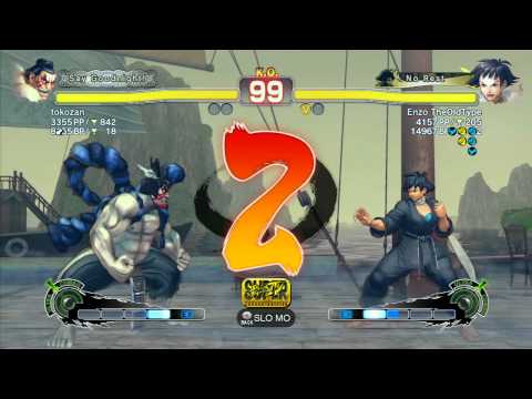 SSF4 AE: tokozan (Honda) vs Enzo TheOldType (Makoto) - Ranked Match (720p HD)