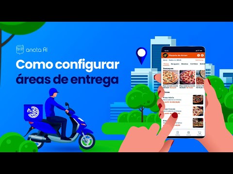 How to configure delivery areas in the Anota AI system