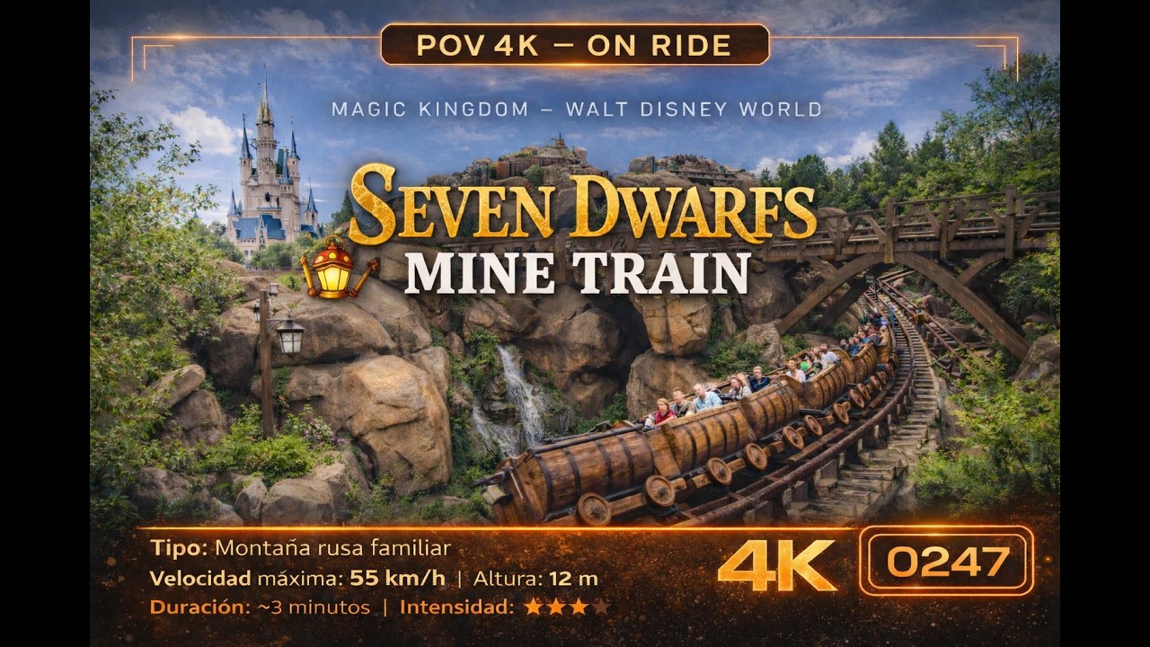 Vista previa del video POV de Seven Dwarfs Mine Train
