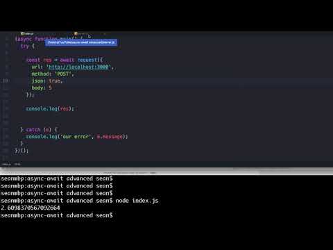 Javascript Async Await with Loops, Error Handling, Promise.All and Koa