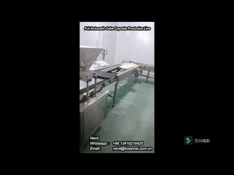 Full Automatic Cake Cupcake Production Line