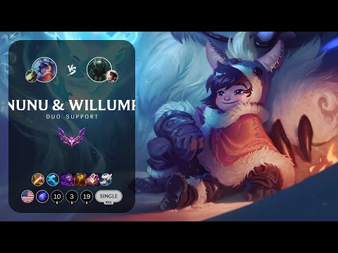 Nunu & Willump Support vs Pyke - NA Master Patch 12.23