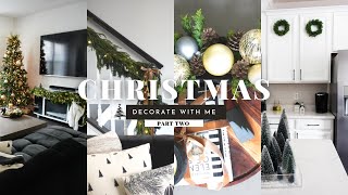 CHRISTMAS DECORATE WITH ME 🎄 | Gold and Earth Tone Christmas Decor