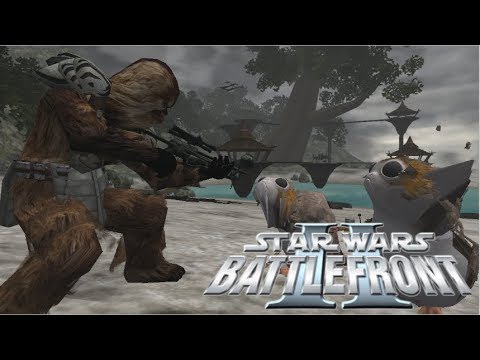This Mod makes me Insane! Star Wars Battlefront II Mod - ANF 1.1 - Kashyyyk: Wookies VS Porgs