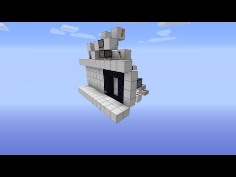 Martijn Jongman - An awesome way to light a Nether Portal - Minecraft Redstone Inventions