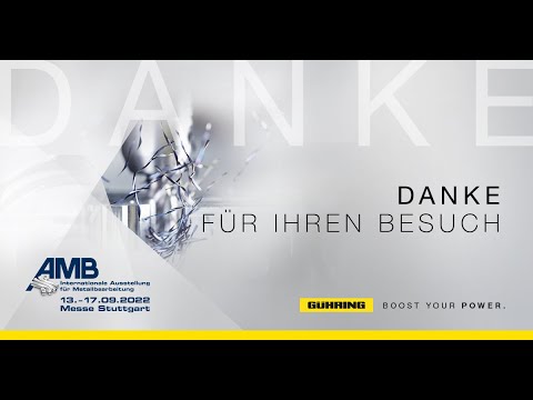 Gühring auf der AMB 2022 – Aftermovie