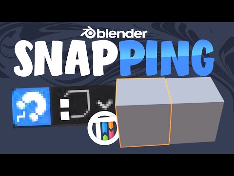 How to SNAP objects to the GRID in Blender 2.8 Eevee