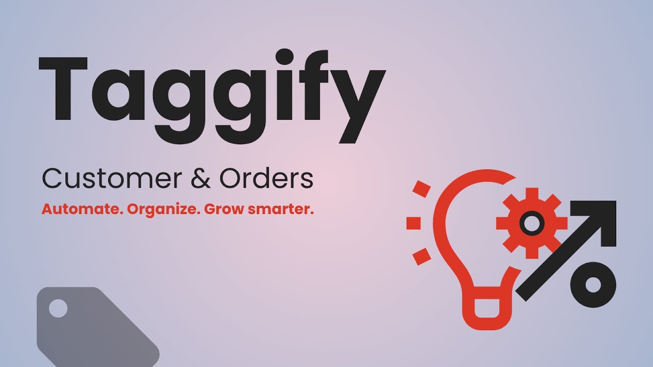 Taggify ‑ Customer & Orders Demo