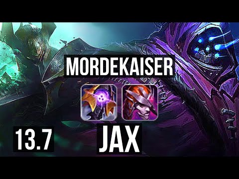 MORDEKAISER vs JAX (TOP) | 6/1/6, Dominating | KR Diamond | 13.7