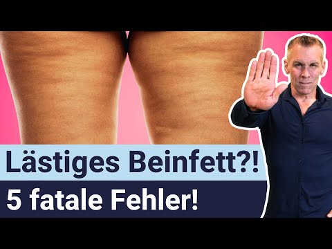 Experte packt aus! Deshalb verlieren die meisten NIEMALS ihr Beinfett! SO KANNST DU ES SCHAFFEN!