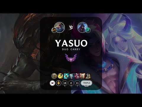 Yasuo ADC vs Aphelios - KR Master Patch 13.12