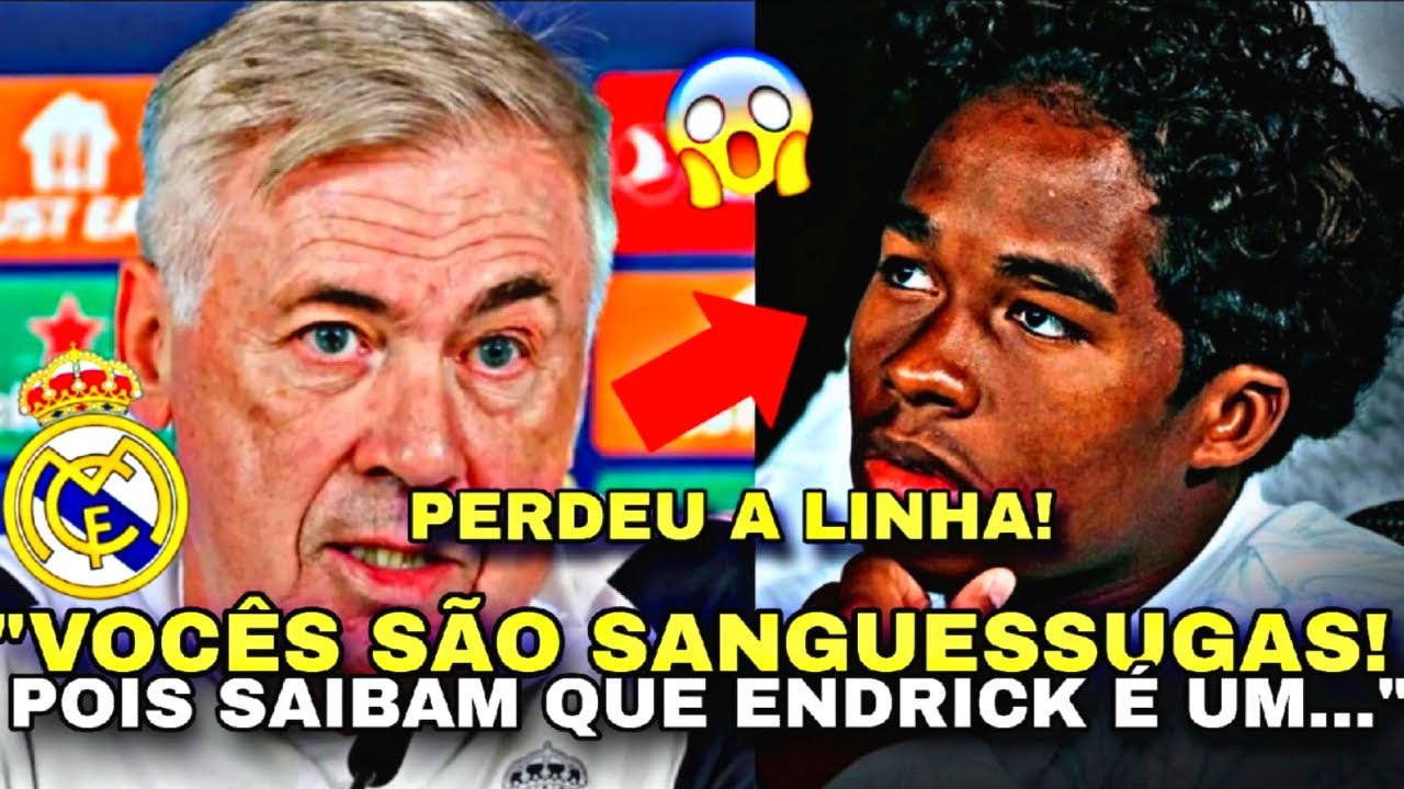 🚨🚨IH!! ANCELOTTI FICA PIST0LA E DEFENDE ENDRICK NO REAL MADRID APÓS DERROTA!!