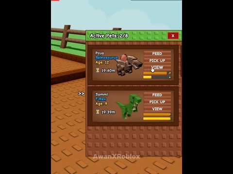 T-Rex vs Spinosaurus #roblox #growagarden