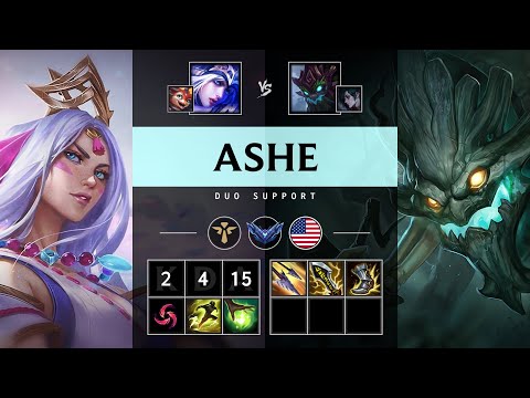 Ashe Support vs Maokai - NA Diamond Patch 25.13