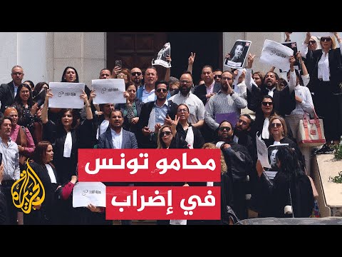 محامو تونس يدخلون إضرابا عاما احتجاجا على اقتحام مقر نقابتهم