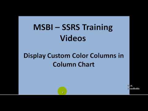 MSBI - SSRS - Display Custom Color Columns in Column Chart