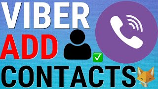 How To Add Contacts To Viber