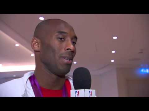 Postgame: Kobe Bryant on Secon Olympic Gold Medal