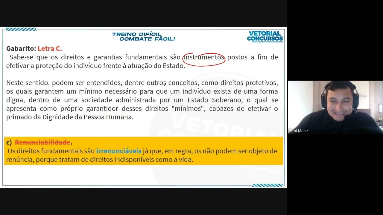 DIREITO CONSTITUCIONAL | REVISÃO COM QUESTÕES