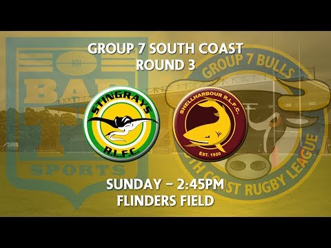 2018 Group 7 RL 1st Grade Round 3 - Stingrays of Shellharbour v ShellHarbour City Sharks