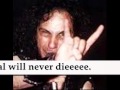 DIO - METAL WILL NEVER DIE. (Lyrics on Screen ...