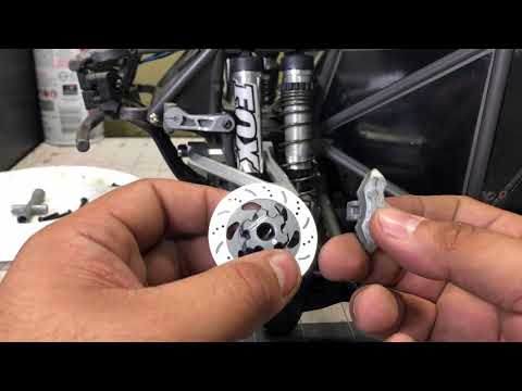 TRAXXAS UDR FULL SAIL UPGRADED ALUMINUM FAUX ROTORS INSTALL