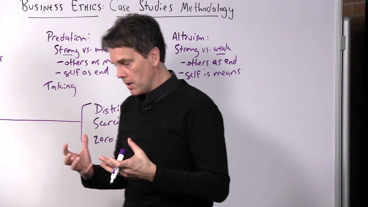 Business Ethics Case Study Methodology