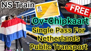 OV-Chipkaart Ordered at €0 (free) | to travel via Train, Tram, Bus in Netherlands 🇳🇱