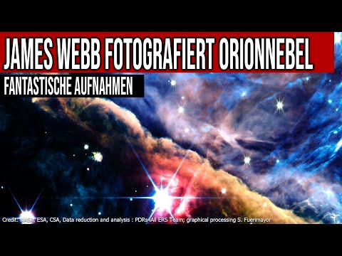 James Webb Telescope photographs Orion Nebula - Fantastic