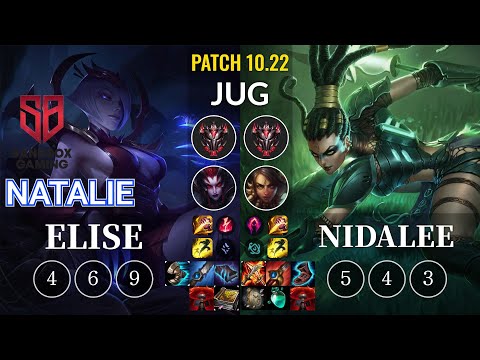 SB Natalie Elise vs Nidalee Jungle - KR Patch 10.22