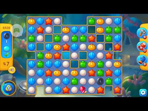 Fishdom level 6426 with a puzzle (с головоломкой)