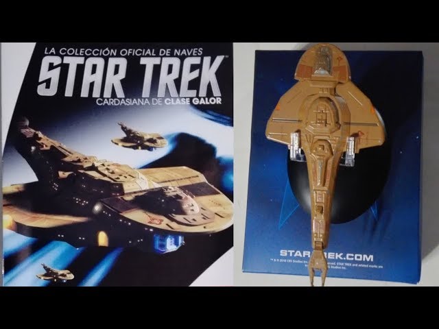 Vídeo relacionado con Star Trek - Modelo de nave espacial de transporte Klingon de Goroth - Colección oficial de naves estelares de Star Trek Eaglemoss Collections