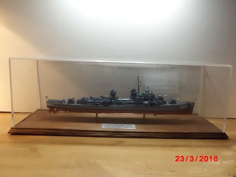 MODELISMO NAVAL- DESTRUCTOR NORTEAMERICANO  A ESCALA 1/200