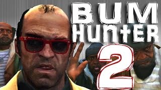 GTA 5 Free Roam - Killing Bums: The Bum Hunter #2 - GTA 5 Funny Moments Episode 16 - Gamer Goat