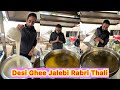Desi Ghee Jalebi Rabri Thali For Rs 120 In Chandigarh Itni Tasty Hai Ki मुँह में प�