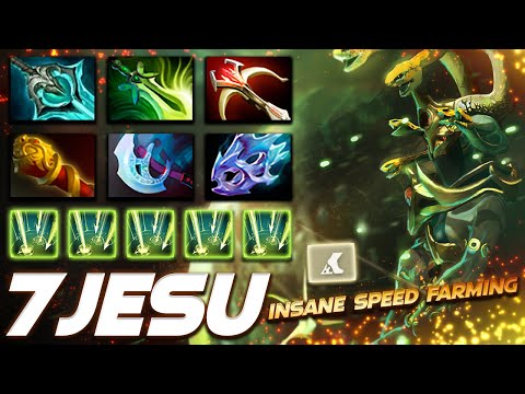 7Jesu Medusa Insane Farming Speed - Dota 2 Pro Gameplay [Watch & Learn]