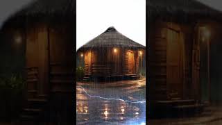 THUNDER and rain sounds in the tropics. Fall asleep quickly. #rainandthunder