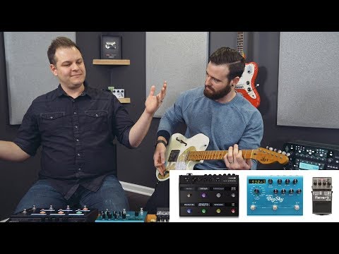 Line 6 HX Effects / Helix Reverbs vs our favorite reverb pedals (Strymon BigSky & Boss RV-6)