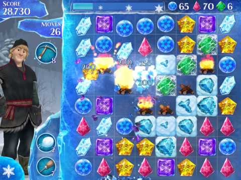 Frozen Free Fall Level 238 Live Action Play Walkthrough