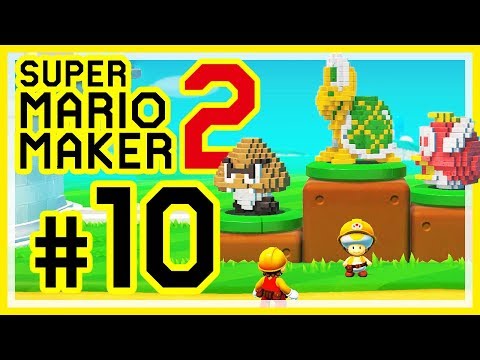 SUPER MARIO MAKER 2 # 10 👷 8-Bit-Skulpturen vom Kunsthauer-Toad!
