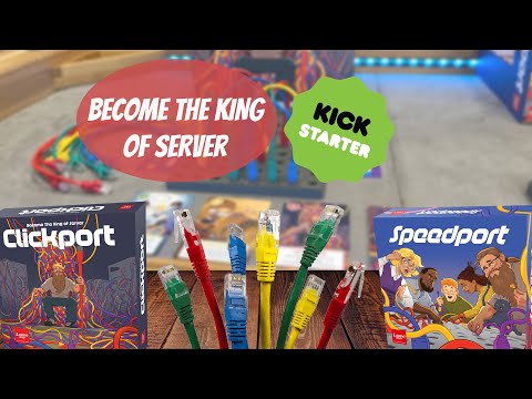 Clickport & Speedport - Become the King of Server - Jetzt auf Kickstarter Board Game Brettspiel