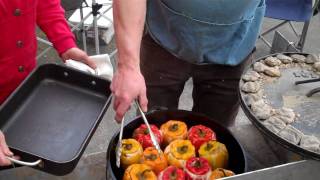 preview picture of video 'Sweet Sausage & Sticky Rice Stuffed Bell Peppers'