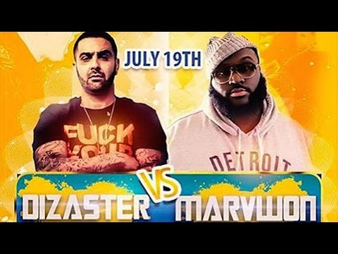 Dizaster vs Marv Won (Drunk Battle) | Rap Battle | Hosted by Avocado