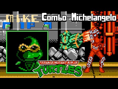 [NES] Teenage Mutant Ninja Turtles: Tournament Fighters Michelangelo gameplay combo